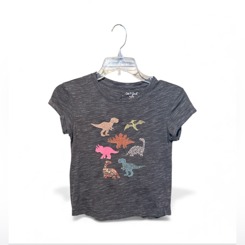 💛10 for $10 or 💰BOGO FREE Girls’ Dinosaur Graphic Top Med 7-8